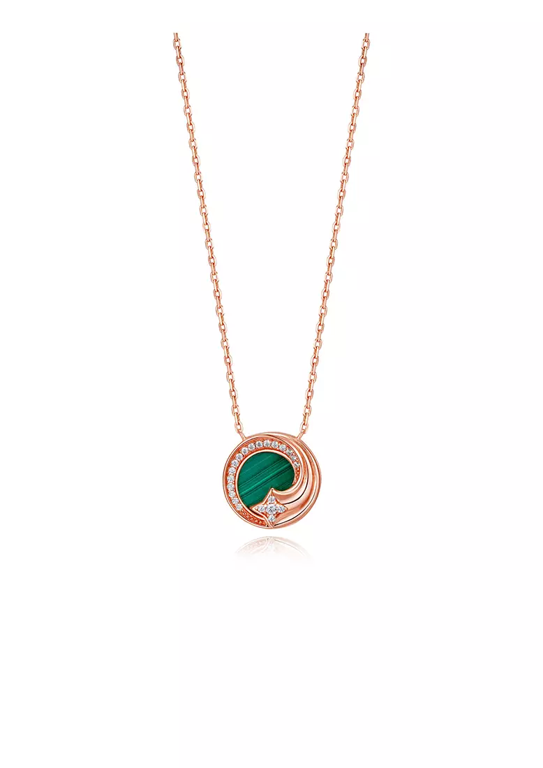 Cartier malachite necklace store