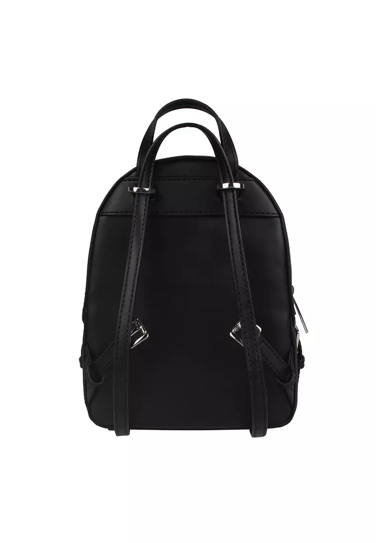Jaycee Medium Pebbled Leather Backpack in Black 35T2S8TB1L