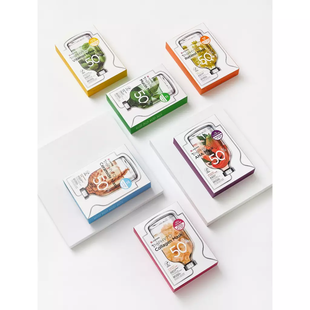 Leaders Imphyto AHA Sheet Mask 23 ml - Masker Wajah