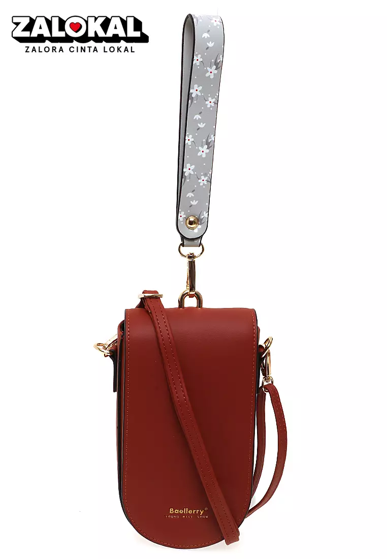 Tas Selempang Fashion Wanita Sling Bag Uniqe Design Material Leather Kulit ORIGINAL