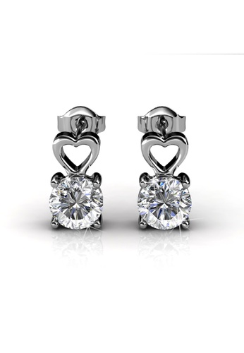 Her Jewellery Sweet Love Earrings -  Made with premium grade crystals from Austria HE210AC44EAXSG_1