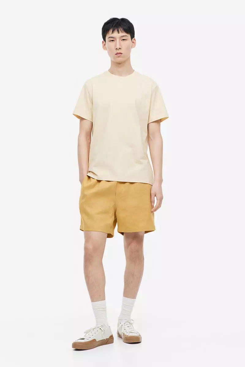 Buy H&M Regular Fit Linen shorts 2024 Online | ZALORA Philippines