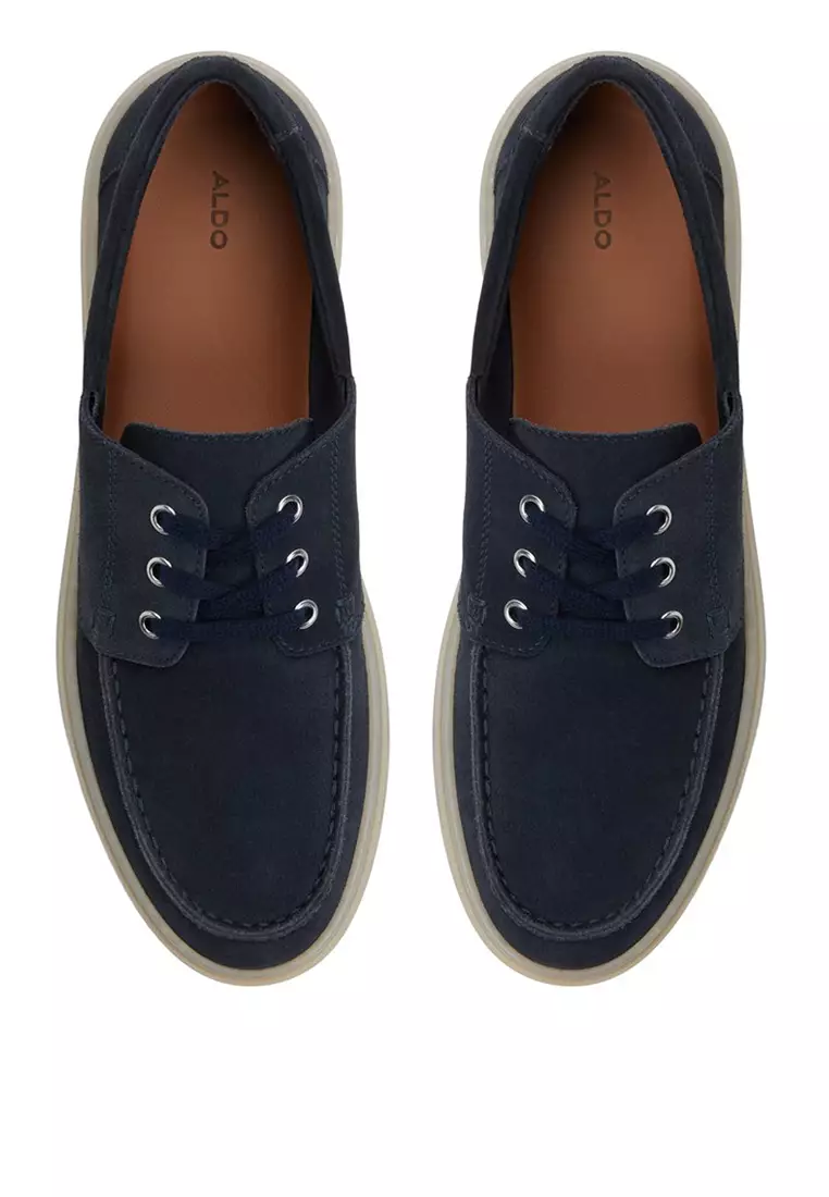 【ALDO】 本革スエード・ボートシューズ・Stazo Stazo Medium Blue Men's Casual Shoes | ALDO US