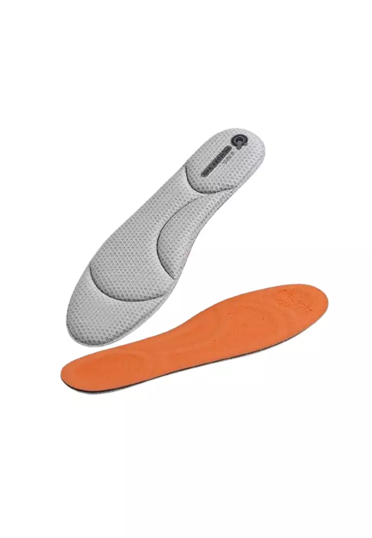 Insole Sepatu Alas Kaki Orthopedic Breatheable Anti Bacteria 41 ORIGINAL- Gray