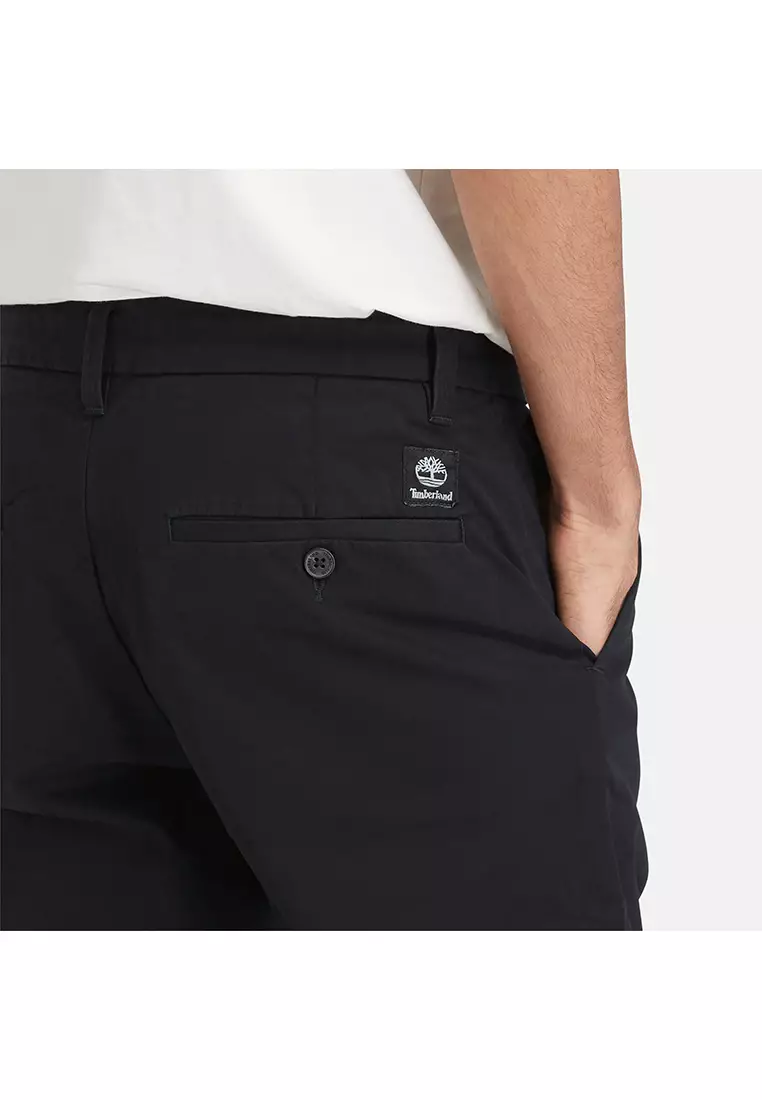 TB0A2BYY0011 S-L Strtch Twill Chino BLAC