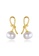 Rouse silver S925 Bow Geometric Stud Earrings 2DF10ACD386DD8GS_1