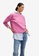 Mango pink Basic Cotton Sweater 19F3FAA117F0E5GS_1