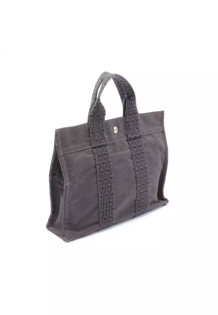 Buy HERMES / Hermes Yale Line Tote Bag MM Gray Brand [Bag/Back/BAG/Bag/Bag]  [Used] from Japan - Buy authentic Plus exclusive items from Japan