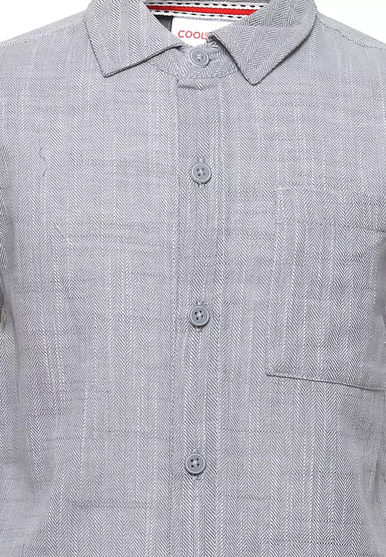 Kemeja Krah Biasa Short Sleeve