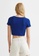 H&M blue Butterfly-Detail Ribbed Top 962F9AA42CA5DFGS_2
