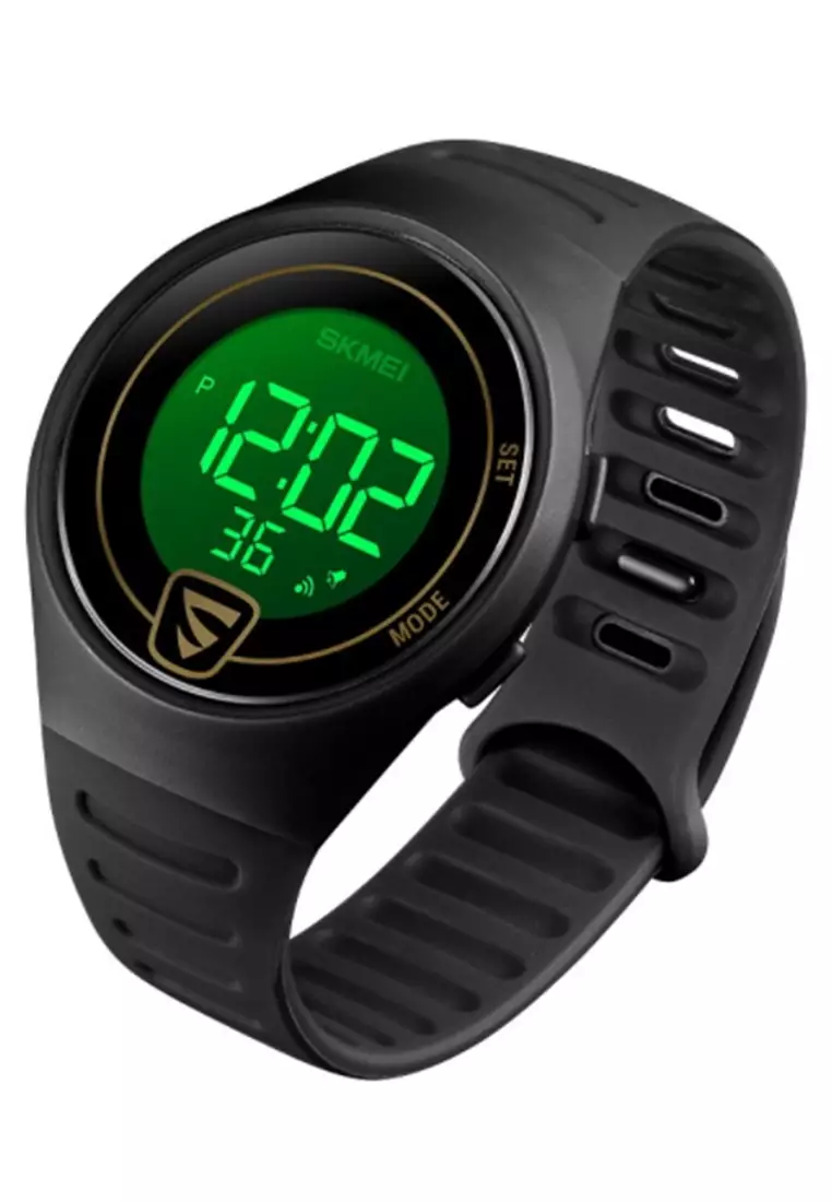 Jam Tangan Digital Pria Waterproof Many Function Strap Tali Material PU Silicone BY34 ORIGINAL