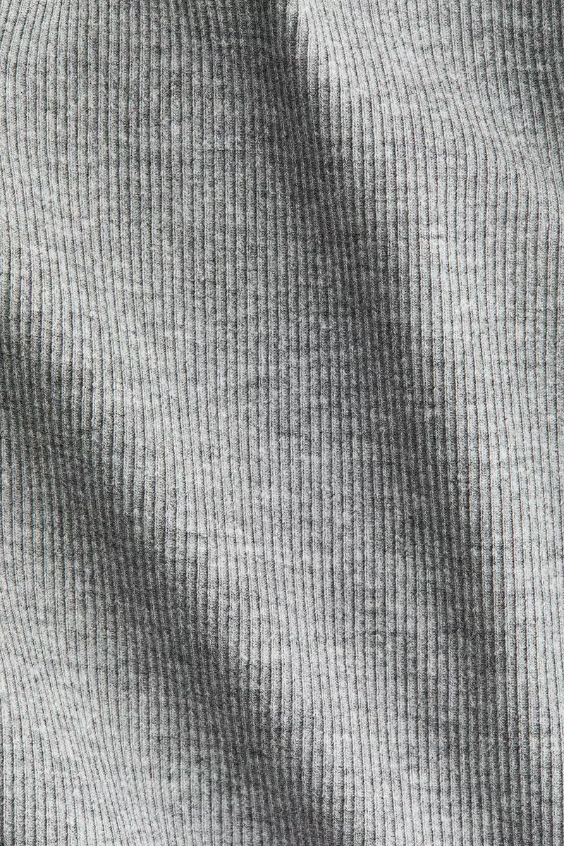 Ribbed cotton-blend top