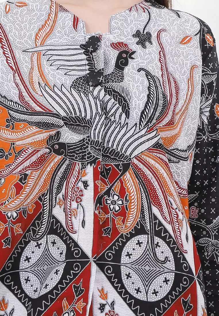 Phineas Blouse Batik Premium Wanita Casual Modern