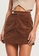 St MRLO brown Reexia Mini Skirt 4F5A2AAE382033GS_1