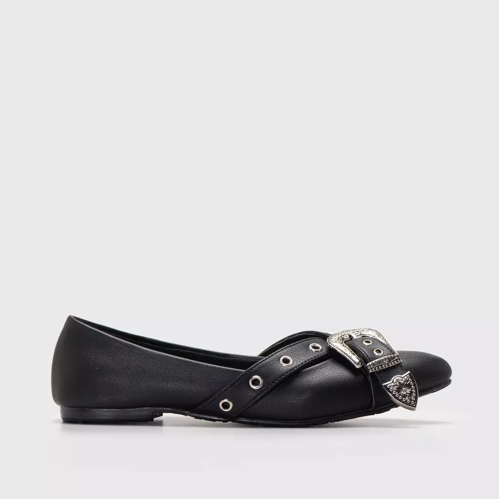 Mufla Flat Shoes Black