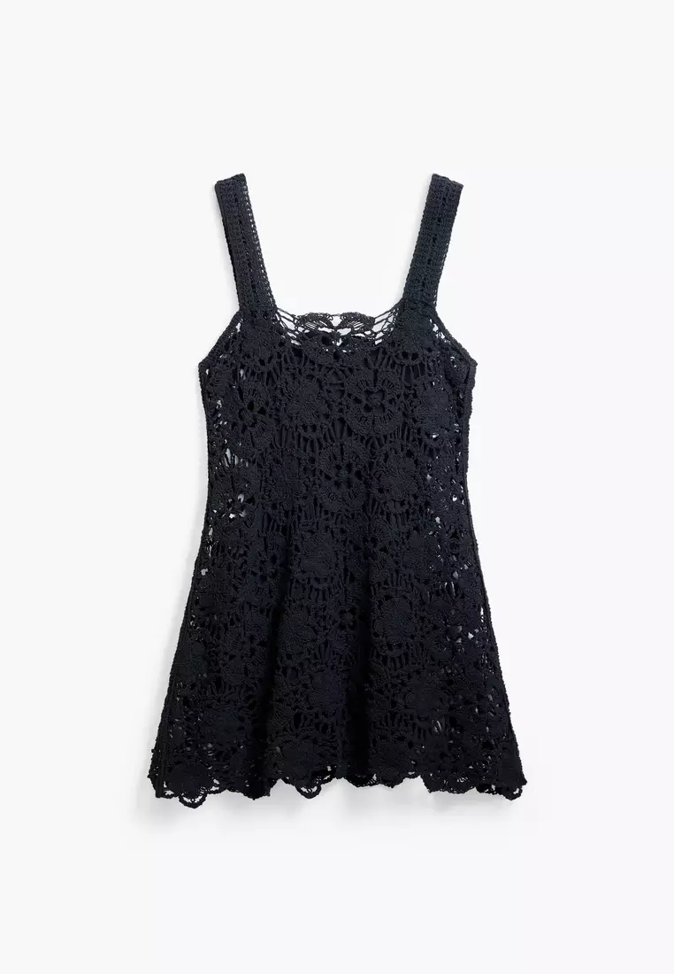 Mini crochet dress