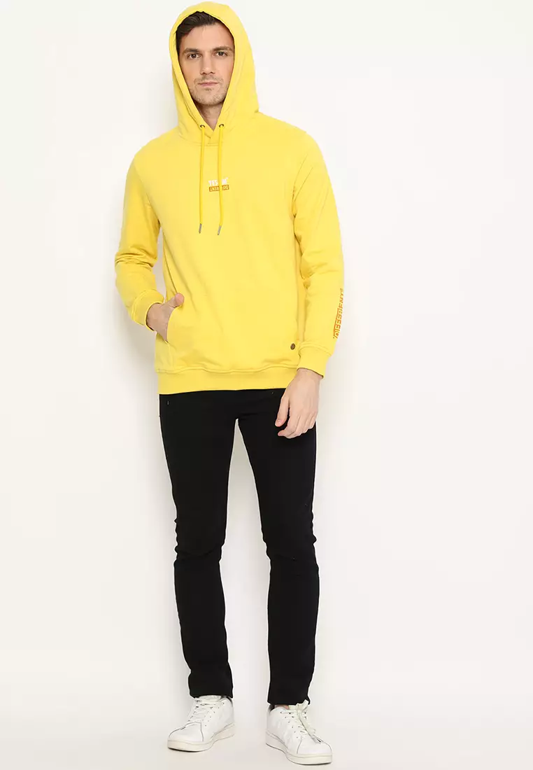 Hoodie Pria Different - Kuning