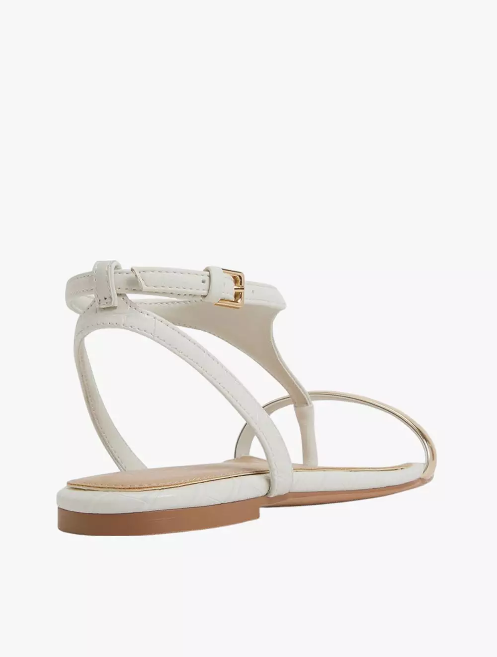 Aldo Catlyn Women's Flat Sandals - White/Bone