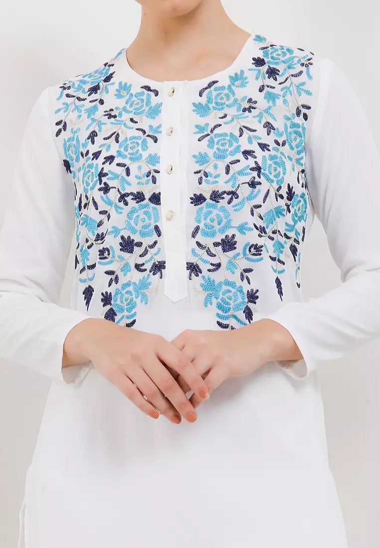Chanira Festive Raina Tunic-White