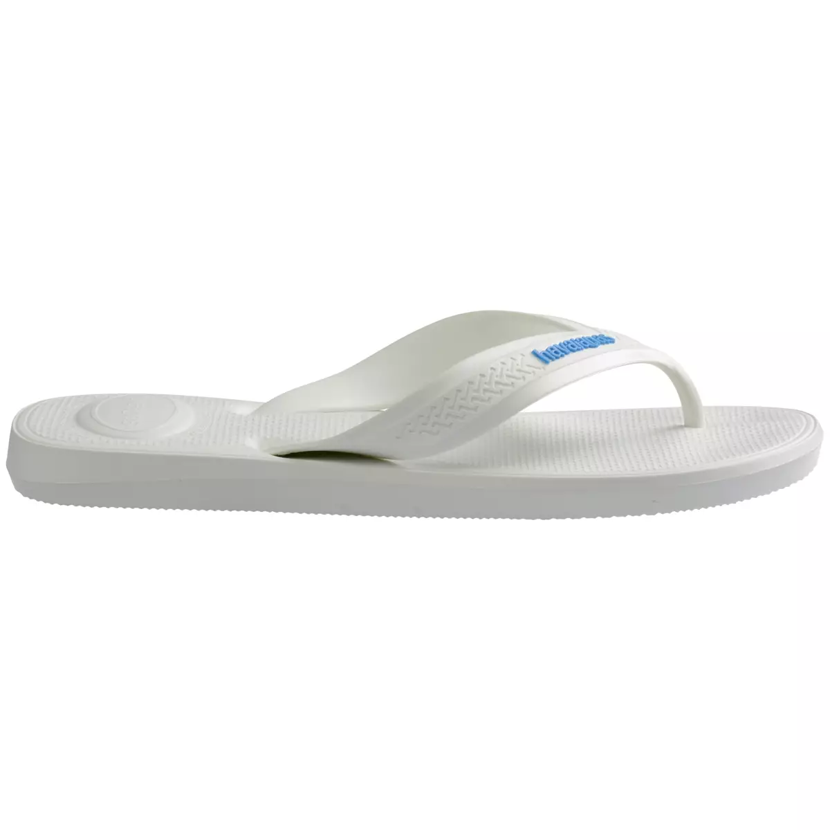 Havaianas Top Max Comfort White/White/Blue - Sandal Pria