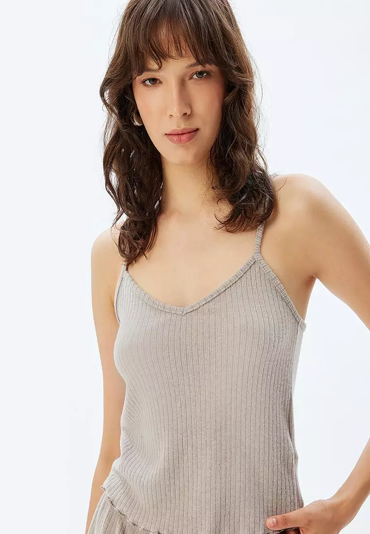 Light Brown Tank Top