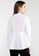 ONLY white Lea Long Sleeves A-Line Peplum Shirt 2FADEAAF290CA0GS_1