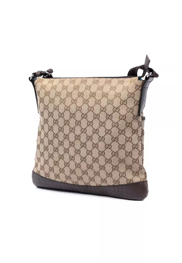Pre-Loved Gucci Gg Canvas Crossbody