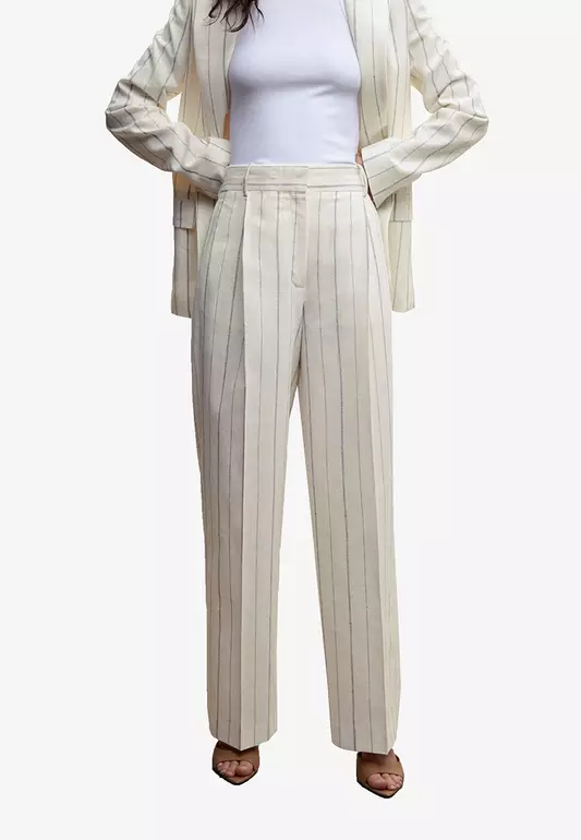 Striped Suit Trousers