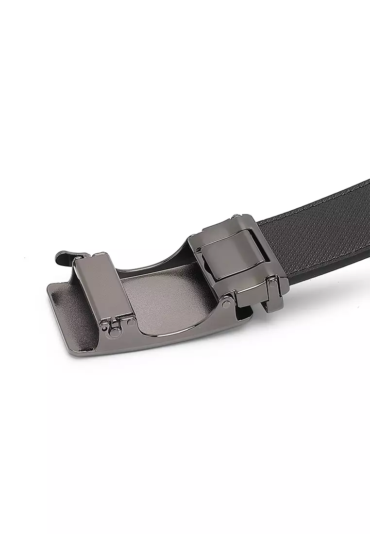 Men's 35mm Automatic Buckle Belt (自動腰帶) - 黑色