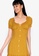 ZALORA BASICS yellow Flutter Hem Button Front Dress 98994AA7F72AA6GS_3
