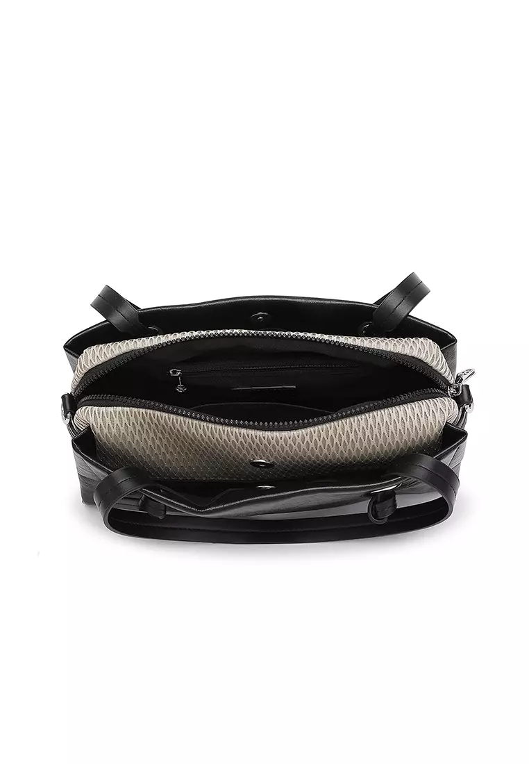 Women's Top Handle Bag / Sling Bag / Crossbody Bag (Tas Selempang / Tas Tangan) - Hitam