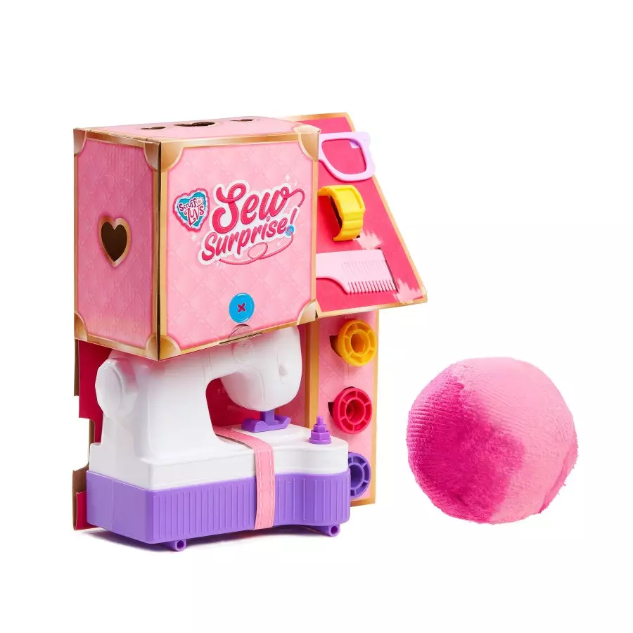 Scruff A Luvs Surprise Sew Wow Pink - Mainan Boneka Surprise