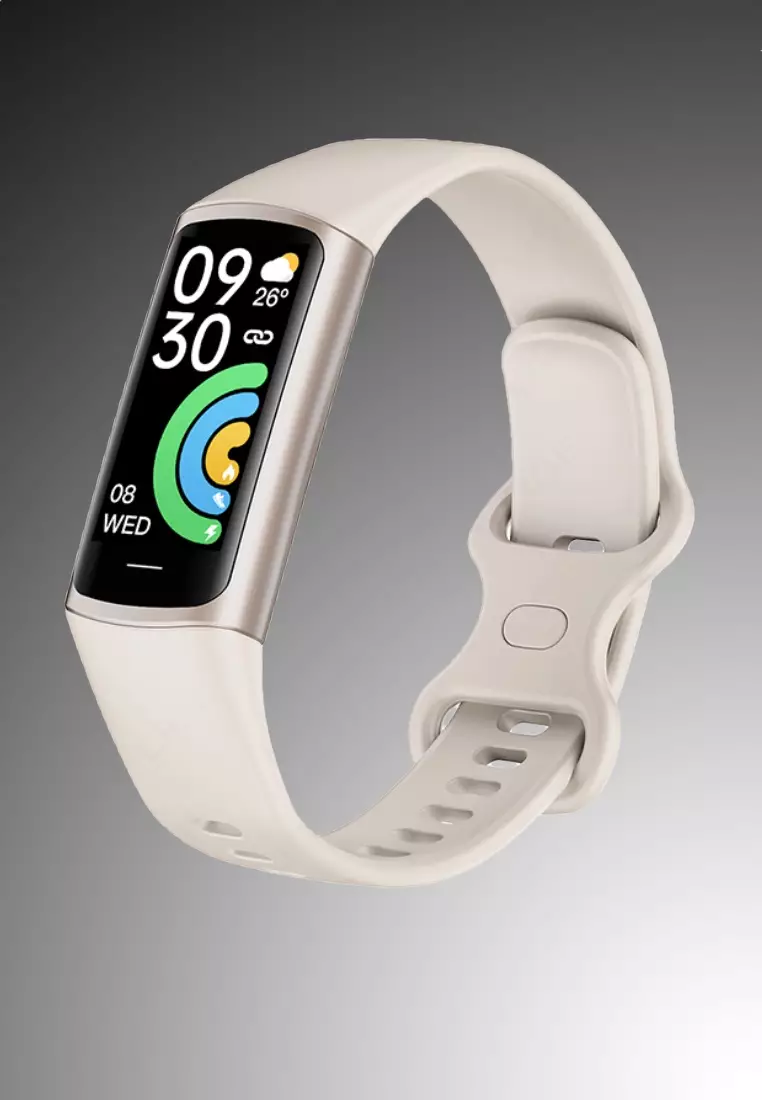 Unisex IOS/Android Fitness Watch - IP67 Waterproof - Silver/White