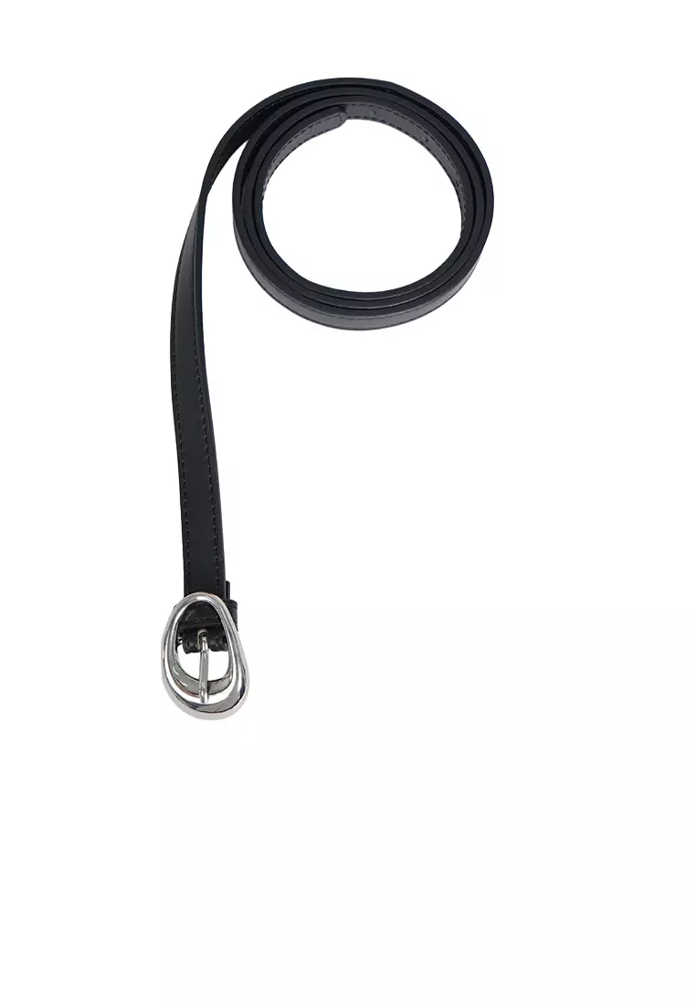 Jual COLORBOX Black Leather Belt Original 2026 | ZALORA Indonesia