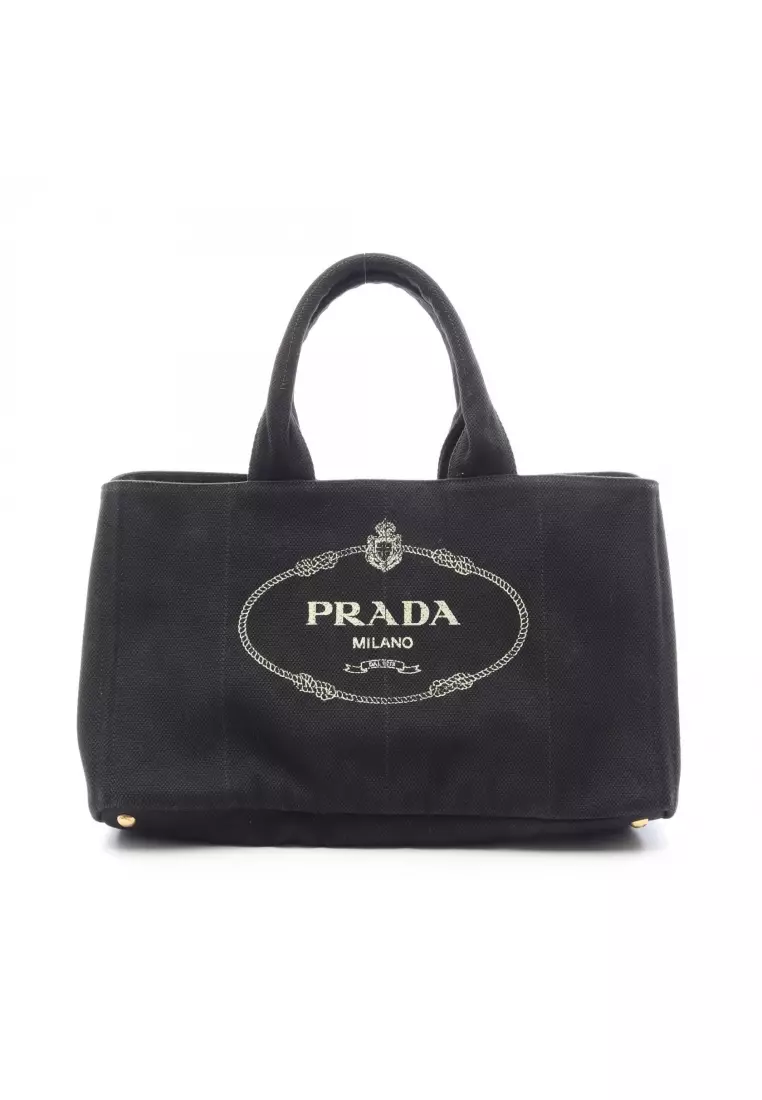 Buy Prada Pre-Loved Prada Ⅾenim CANAPA Canapa Handbag tote bag