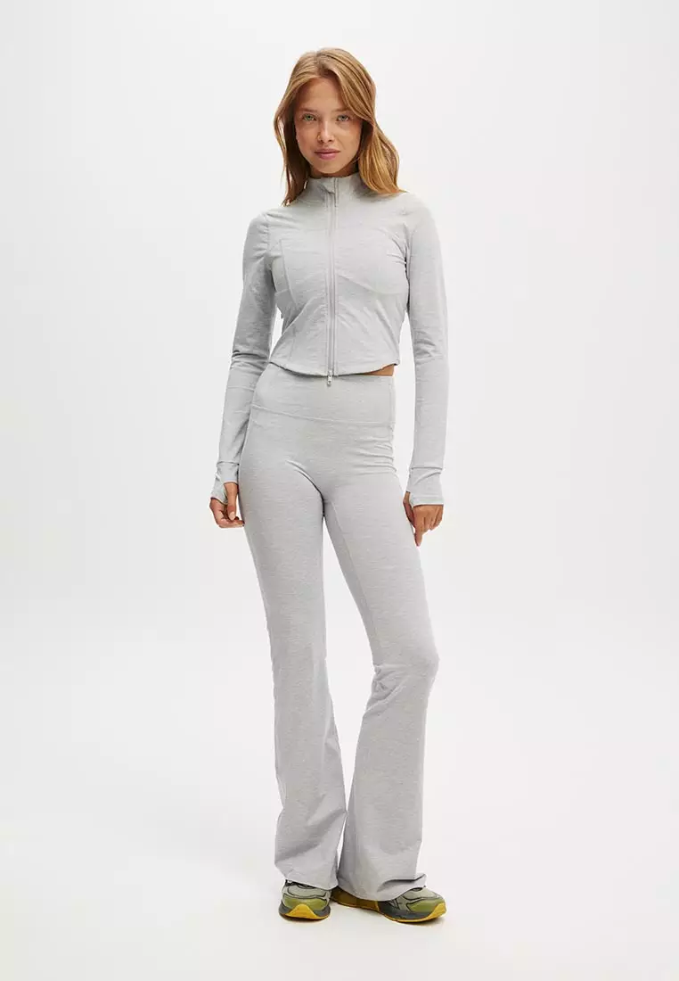 Ultra Soft Contour Long Sleeve Zip Through