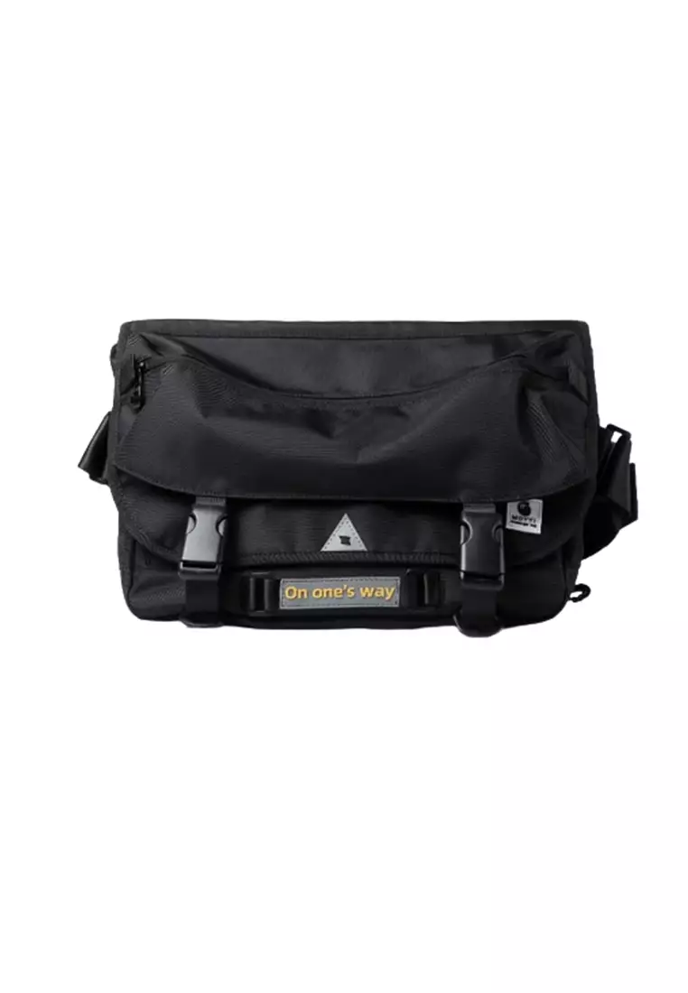 Tas Selempang Messenger Crossbody Bag Waterproof Oxford ORIGINAL - Black