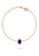 Aquae Jewels pink Necklace Princess on Precious Stone 18K Gold and Diamonds - Rose Gold,Ruby 2DE06ACE727302GS_2