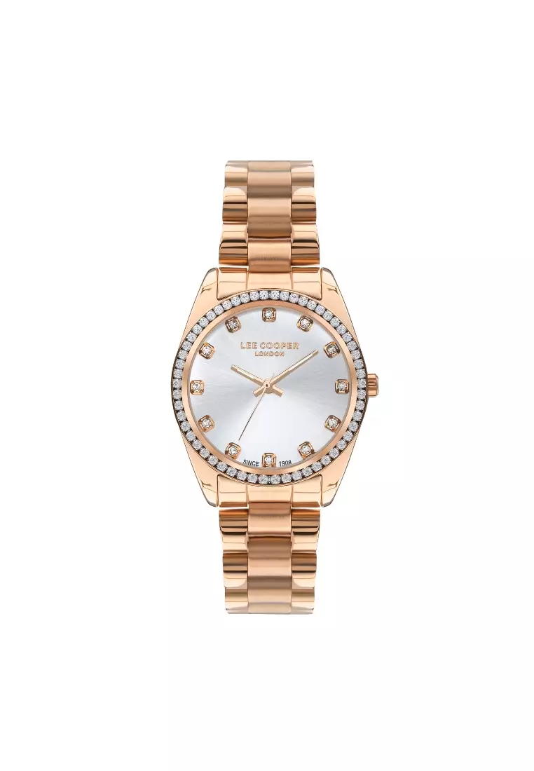 Lee cooper rose gold on sale watch