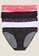 MARKS & SPENCER pink M&S 5 Pack Heart Print No VPL Bikini Knickers D38B5US9E5D67FGS_1
