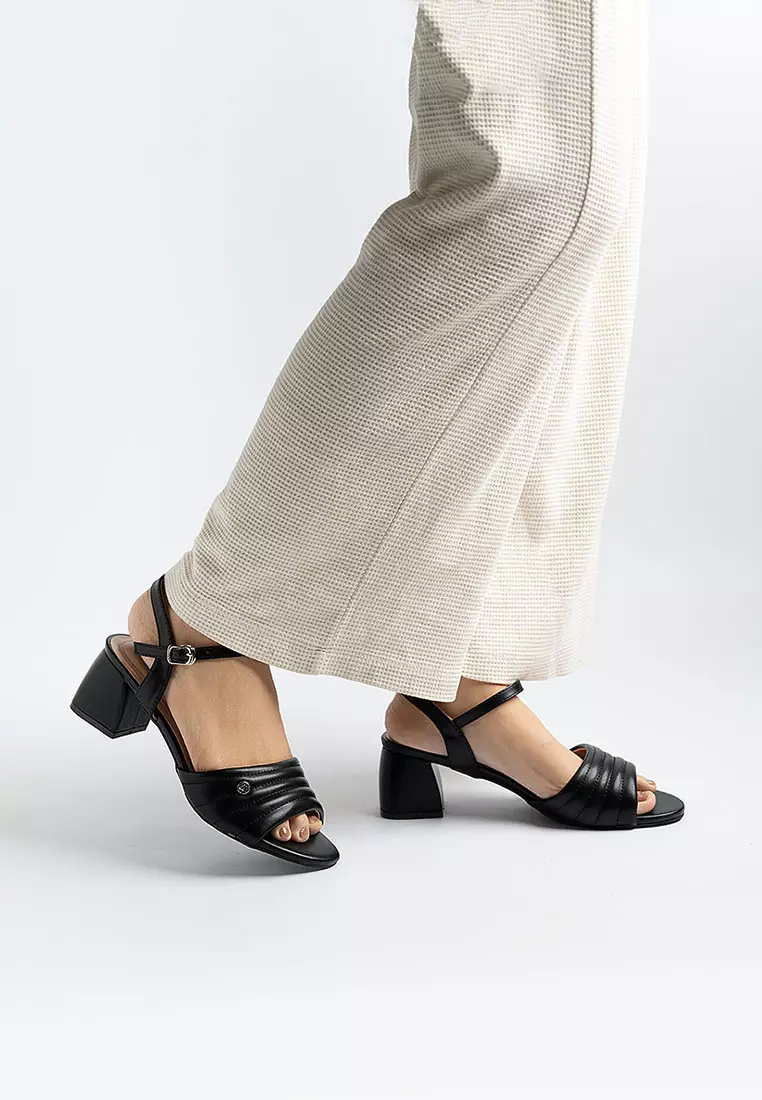 Phily Quilted Sandal Heels