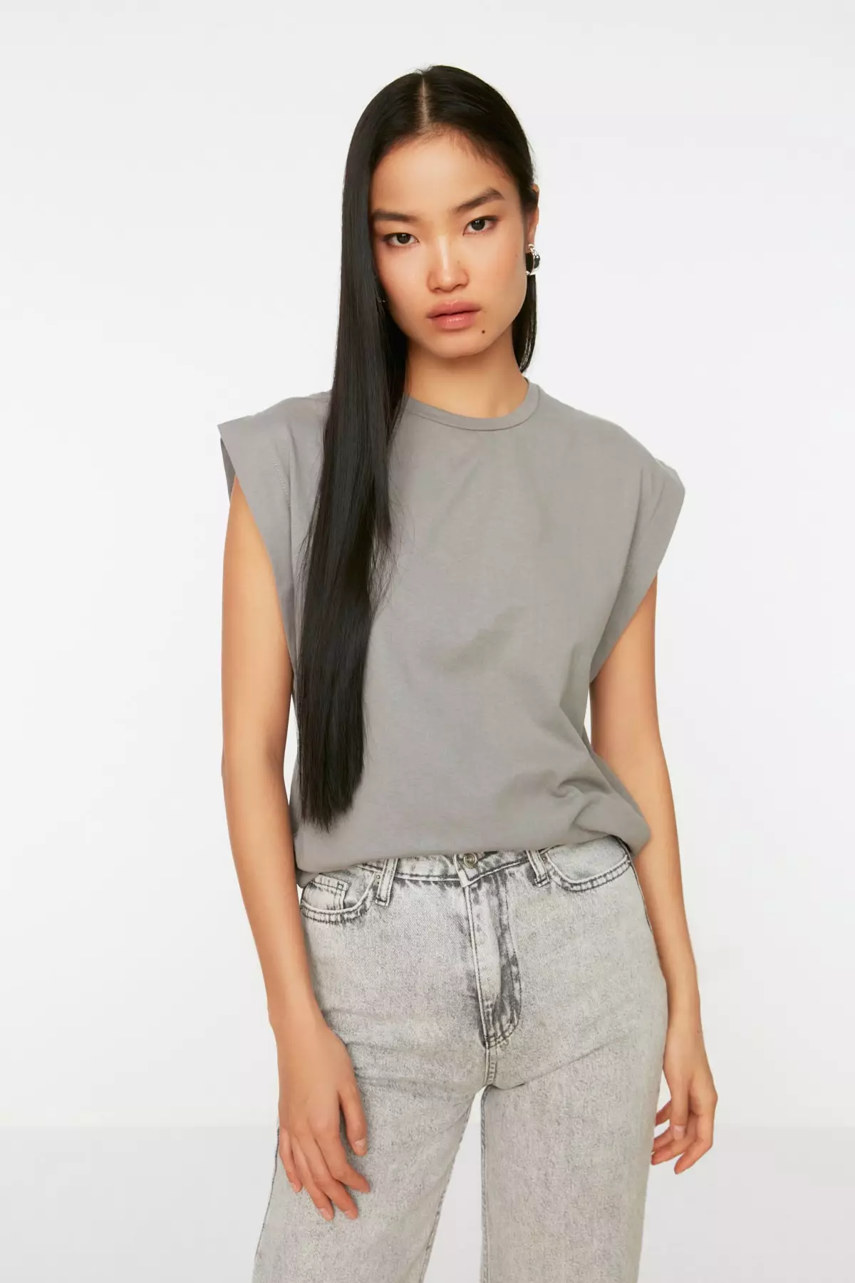 Wide Shoulder Muscle Tank Top