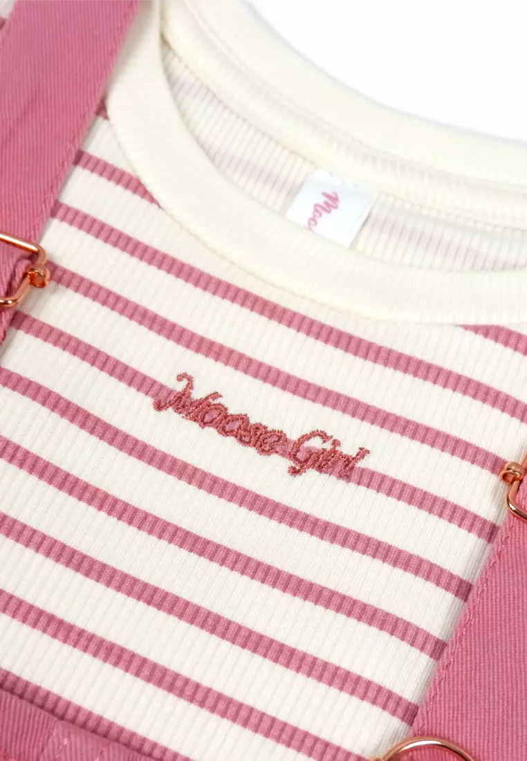 Girls Jumper Dress with Inner Blouse