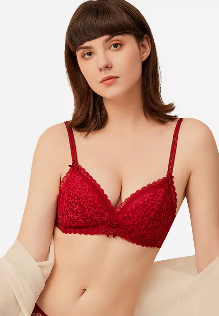 Buy LYCKA LMM3012-Lady One Piece Casual Bra Top (Red) 2024 Online