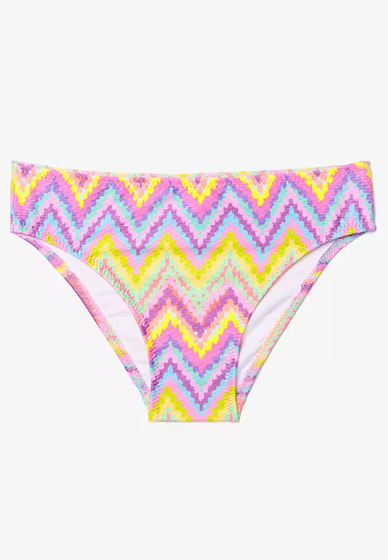 Zigzag Bandeau Bikini Set