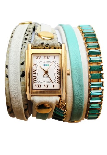 La Mer Collections Bell Chain Copper Gold Saturn Watch
