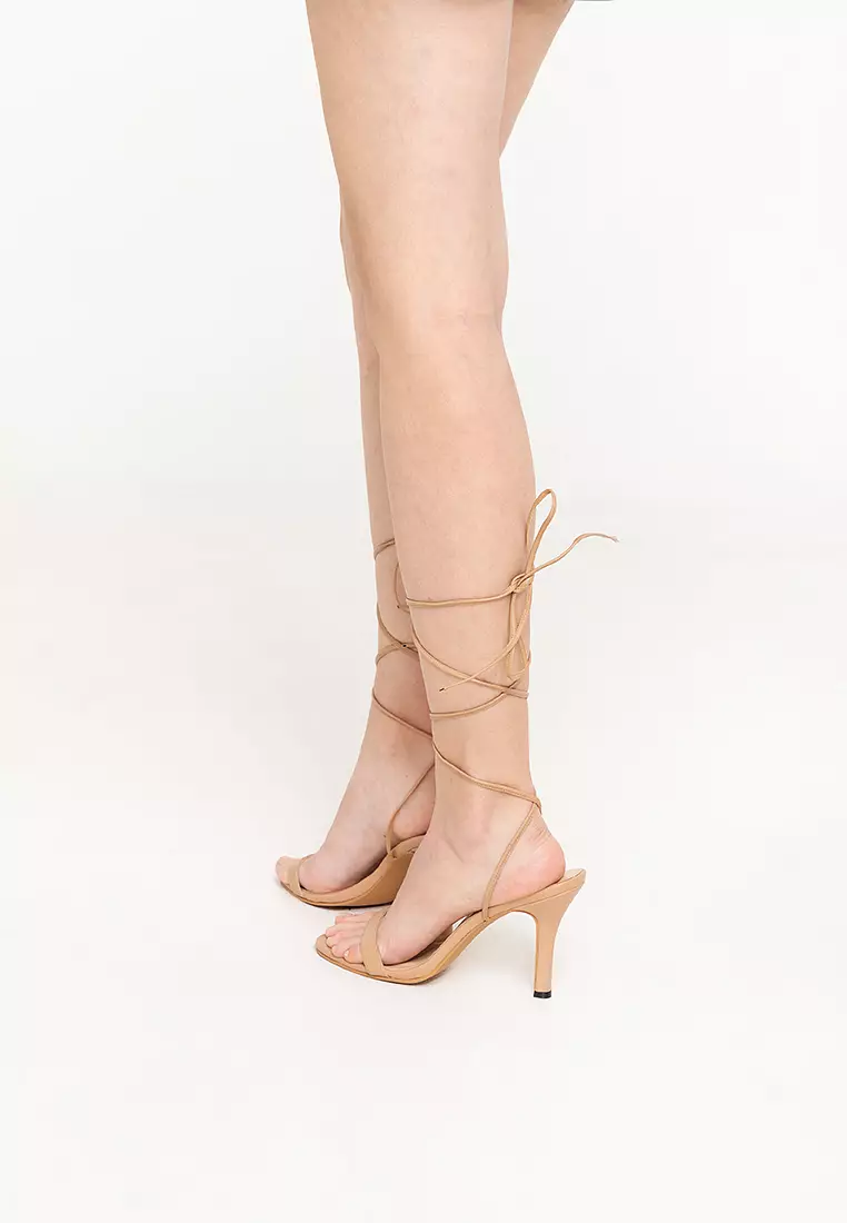 Buy CARMELLETES Tie Up Stiletto Heeled Sandals 2025 Online