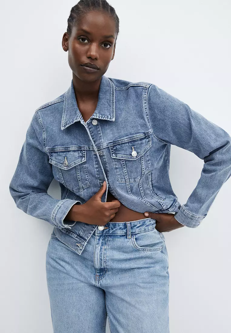 Buy Mango Pocketed Denim Jacket 2024 Online | ZALORA Philippines