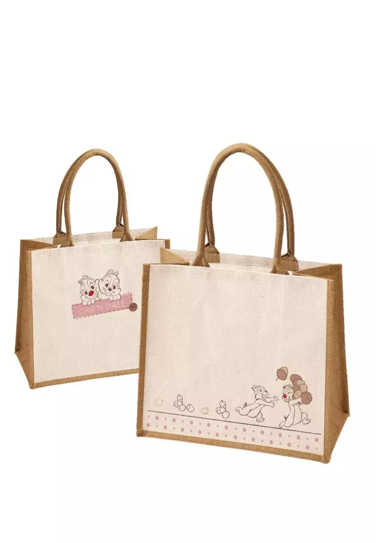 Chip & Dale Disney Chip & Dale- Tote bag (L)(Licensed by Disney