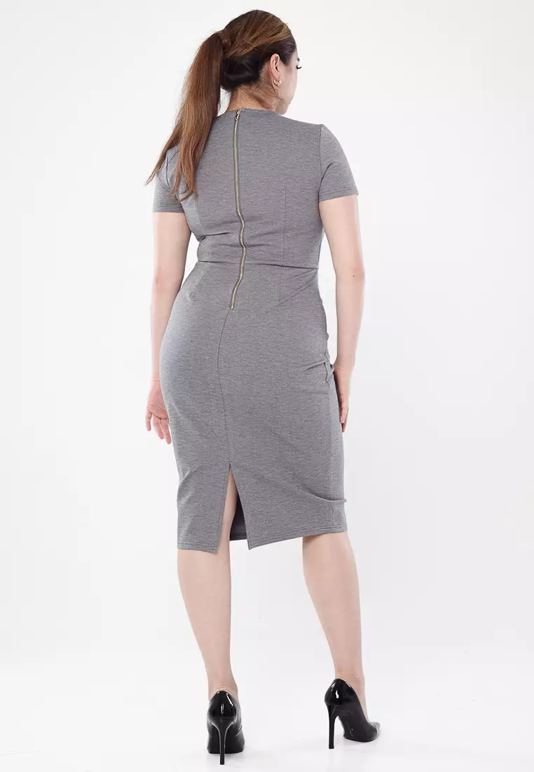 Slim-Fit Short Sleeve Dress